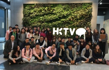 School of Communication Students Visited HKTVmall Media Production Centre at Tseung Kwan O