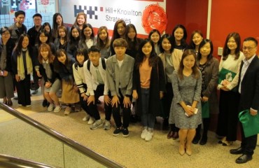 School of Communication Students Visited Hill+Knowlton Strategies Office in Hong Kong