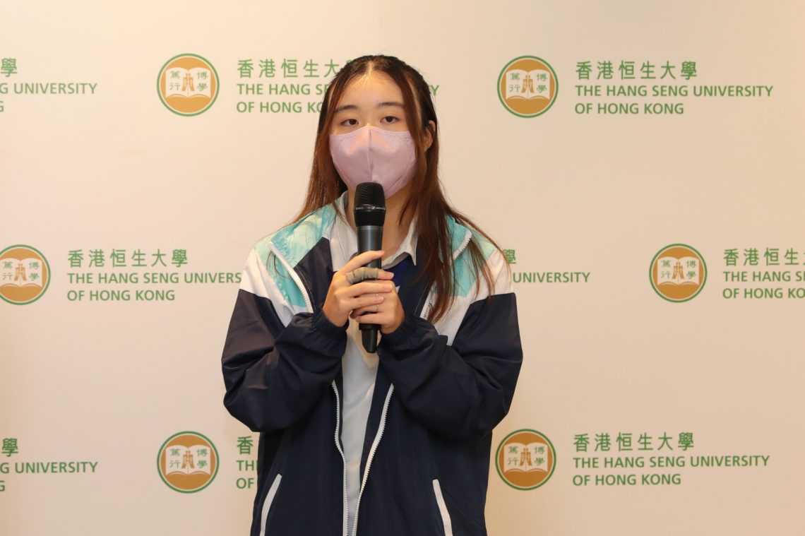 Kathy TUNG Ka-wai shares that HSUHK provides her with various support and resources to promote archery at the University.